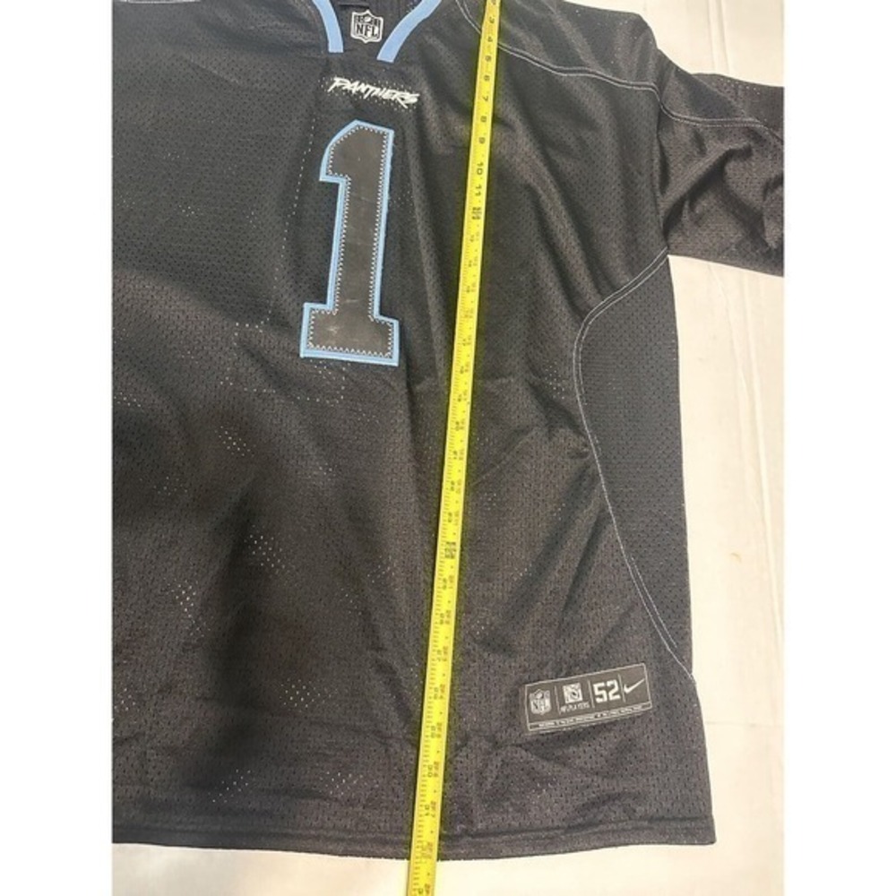 Cam Newton #1 NFL Carolina Panthers Nike Stitched Jersey On-Field Men's 52 - Picture 14 of 16